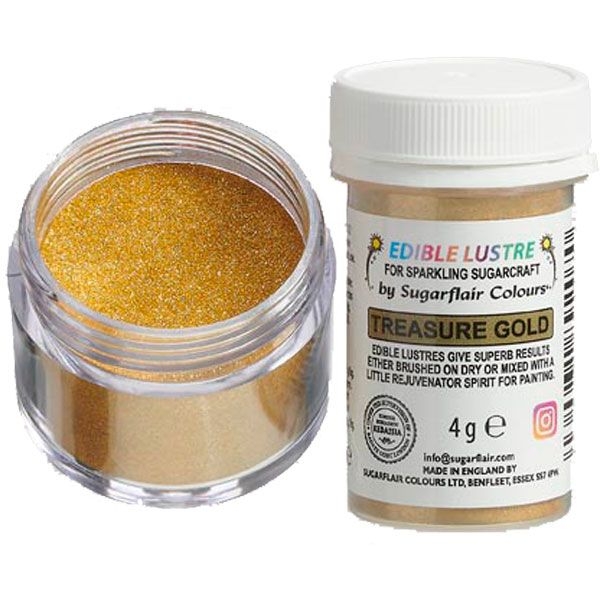 Edible Lustre - Treasure Gold - E171 Free